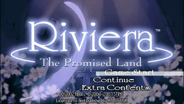 Riviera - The Promised Land (EU) screen shot title